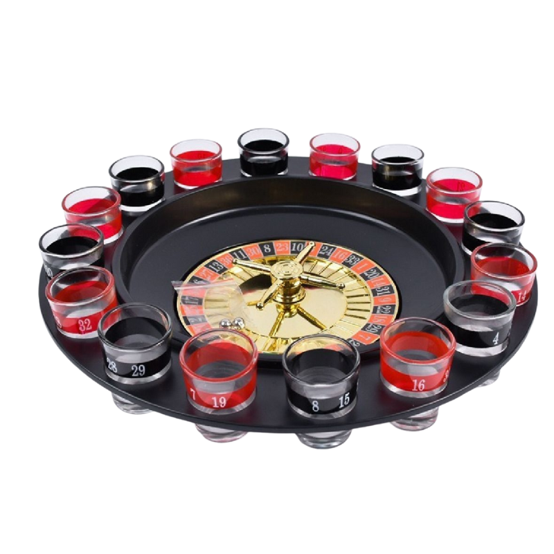 Drinking Roulette Set – Spin, Sip, and See Who Wins!