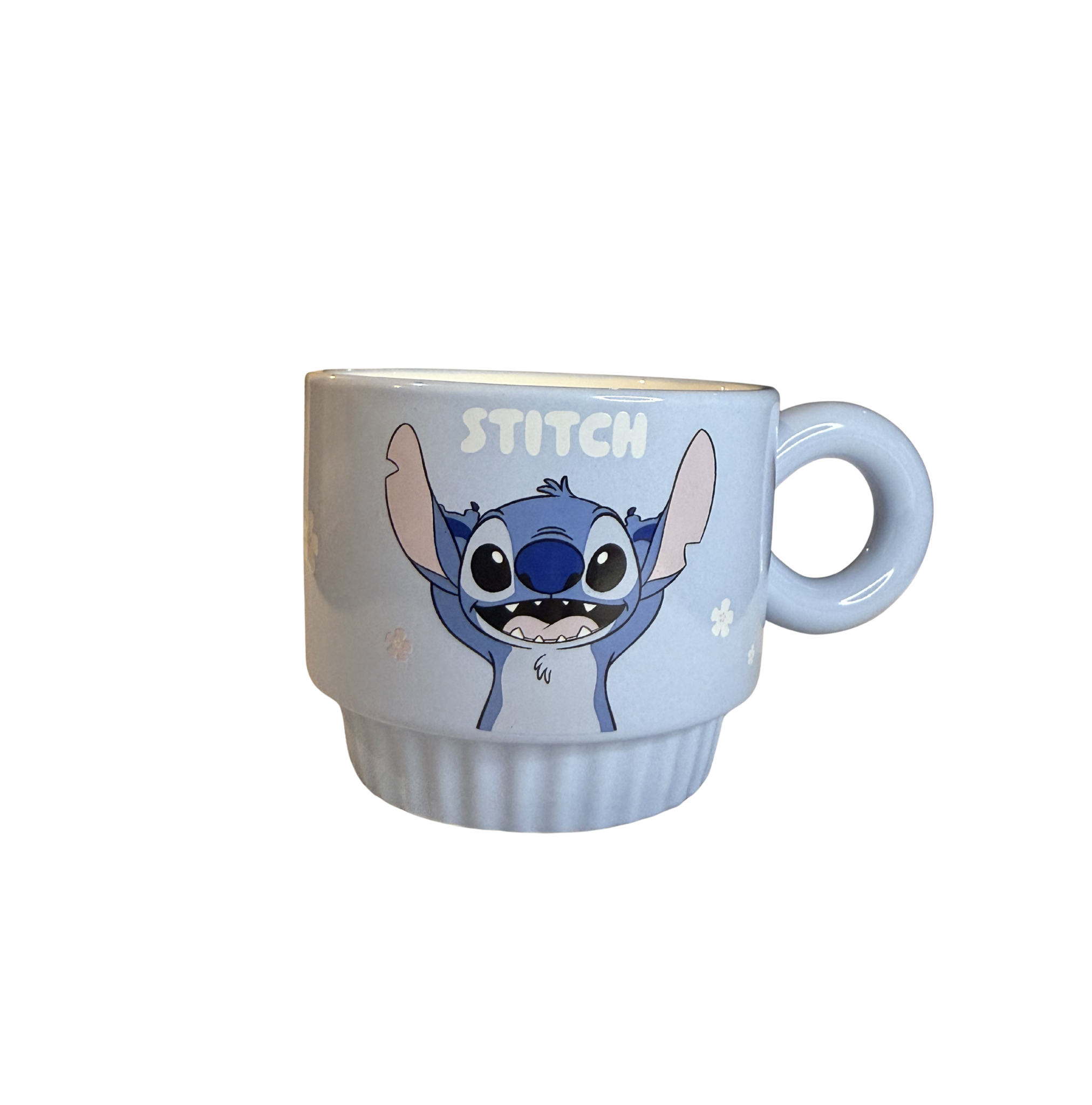 Stitch & Angel Character Mug – playful animated design