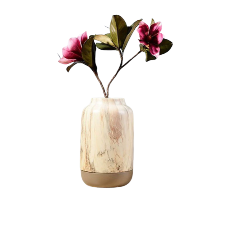 Marble Elegance Decorative Vase