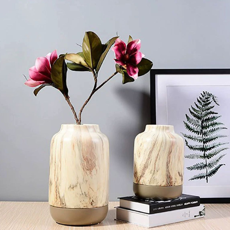 Marble Elegance Decorative Vase