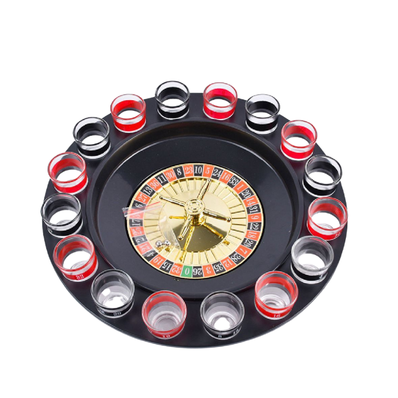 Drinking Roulette Set – Spin, Sip, and See Who Wins!