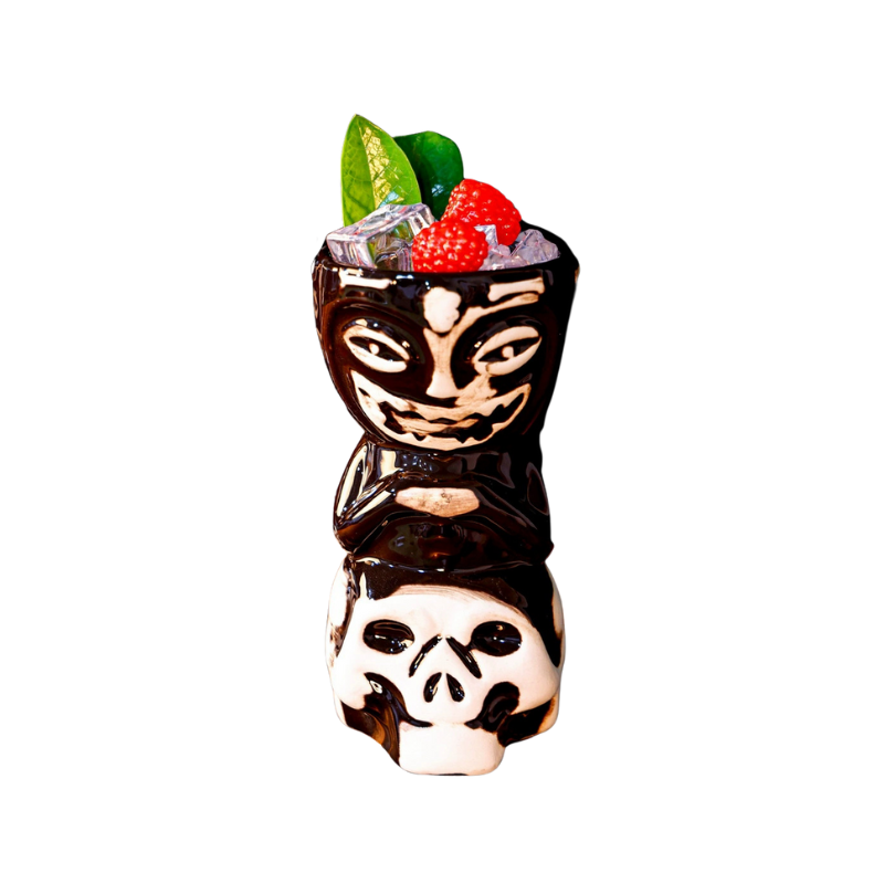 TIKI CERAMIC MUGS - HANDCRAFTED ISLAND DRINKWARE COLLECTION