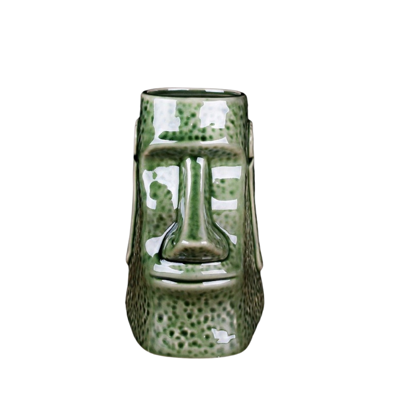 TIKI CERAMIC MUGS - HANDCRAFTED ISLAND DRINKWARE COLLECTION