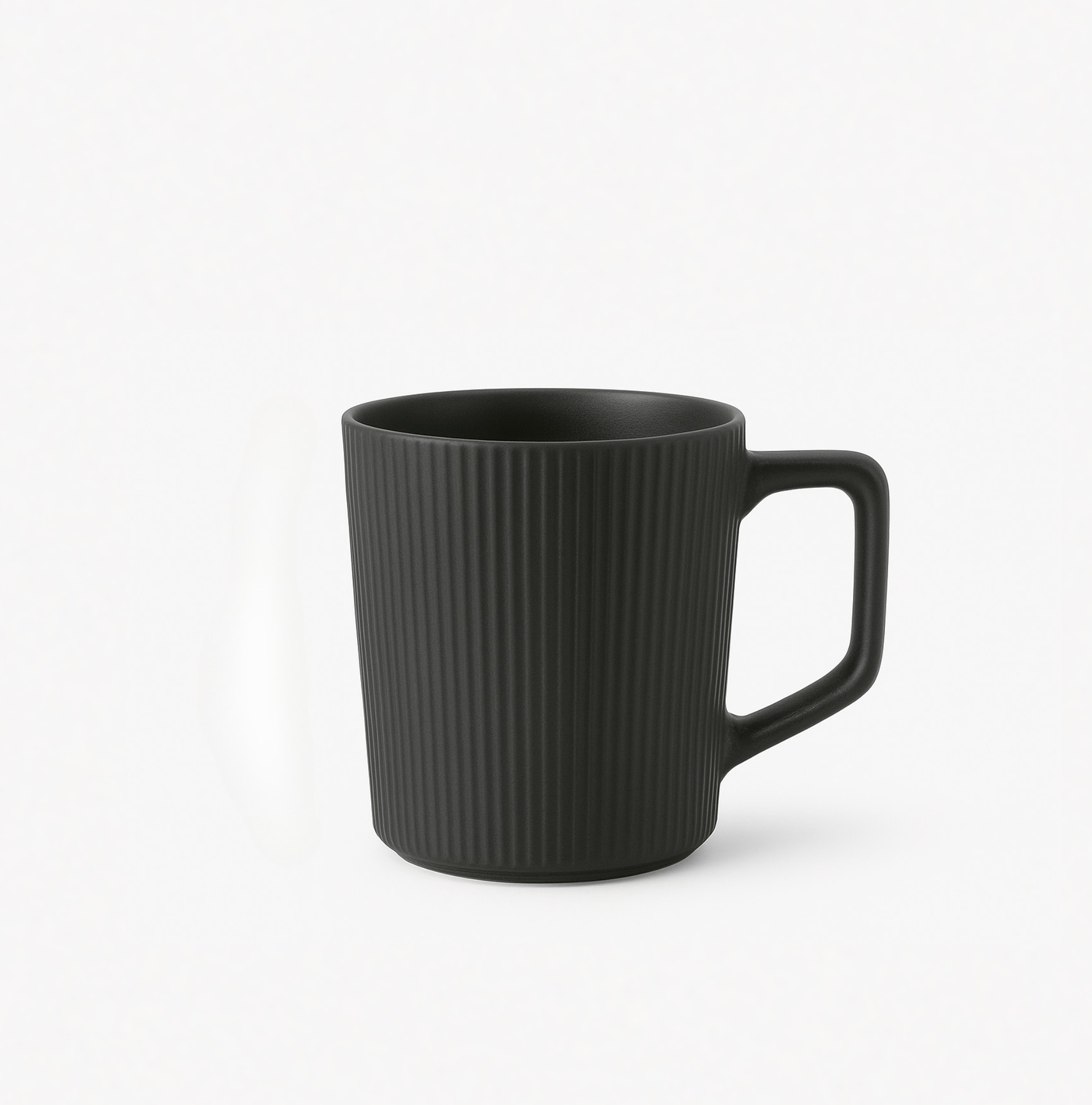 Ribbed Ceramic Mug - 500ml