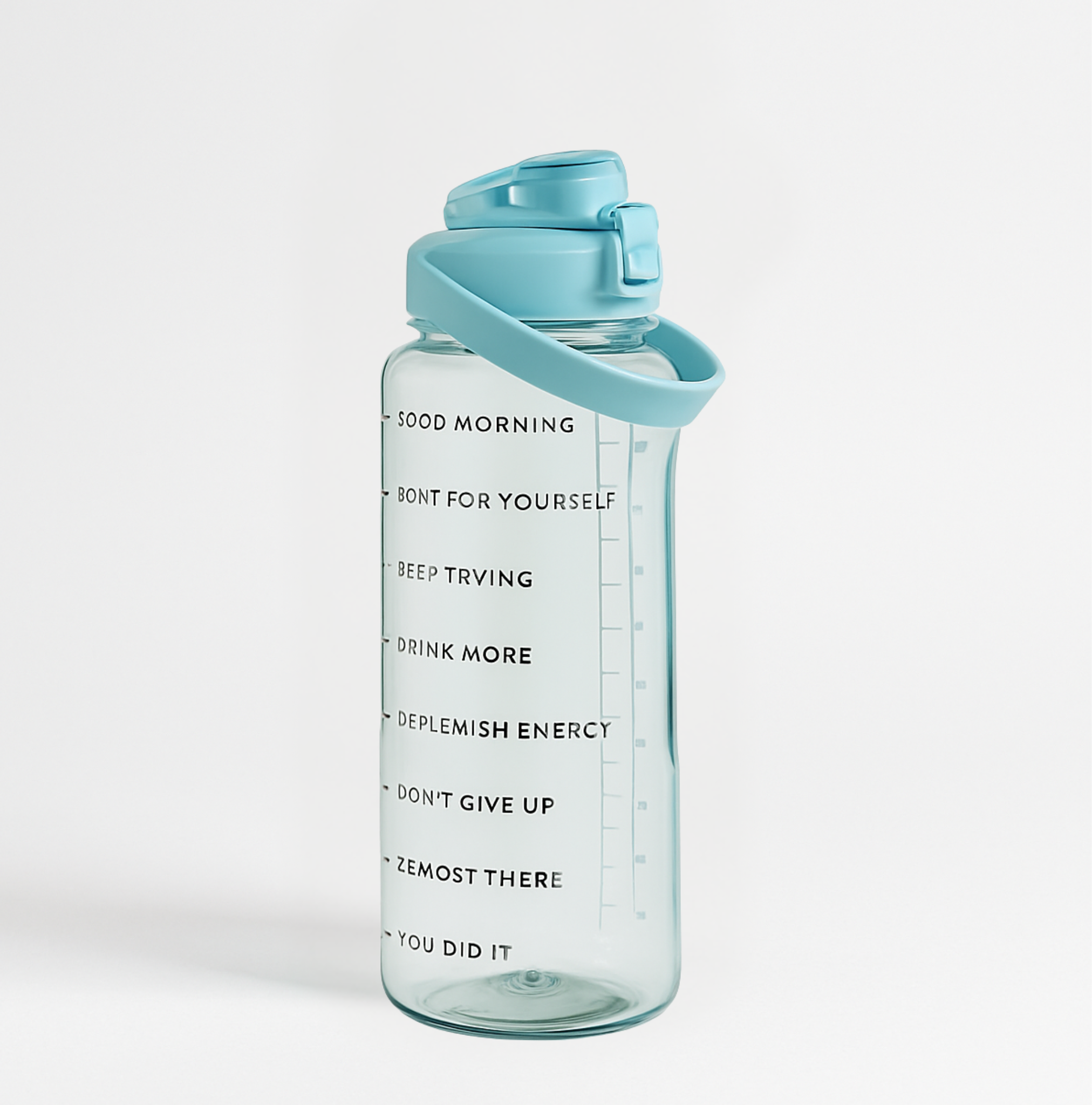 Daily Hydration Reminder Water Bottle - 2 Liters