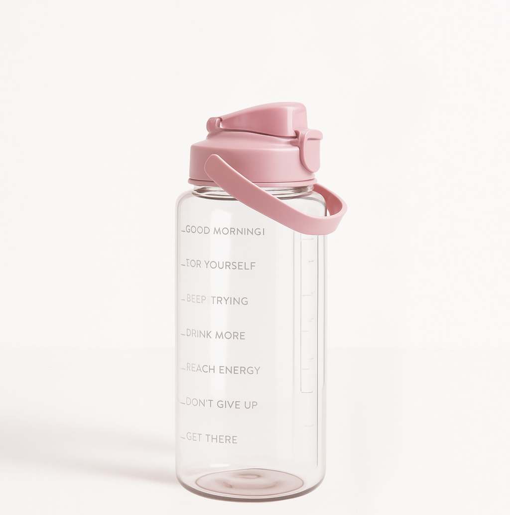 Daily Hydration Reminder Water Bottle - 2 Liters
