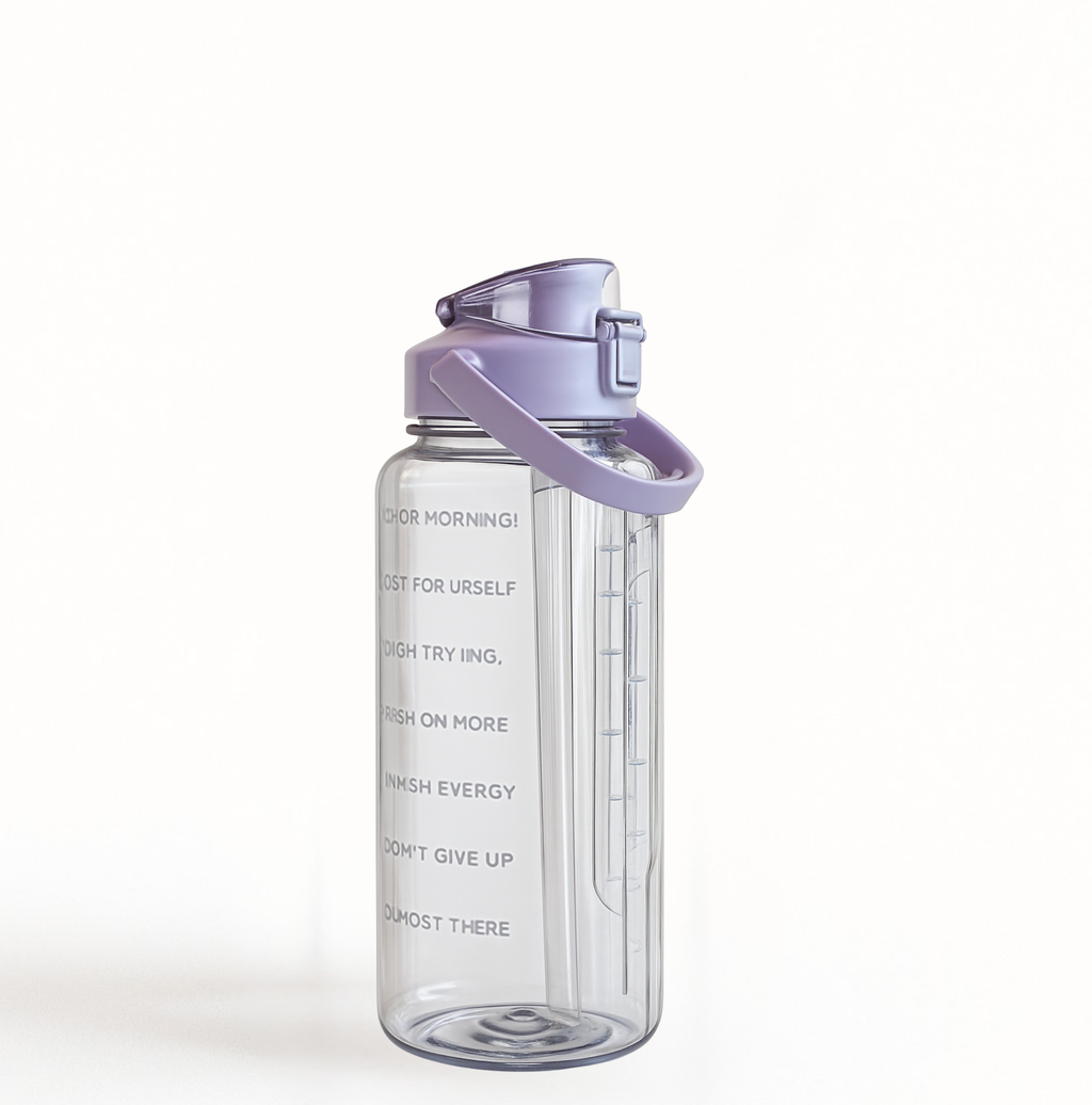 Daily Hydration Reminder Water Bottle - 2 Liters