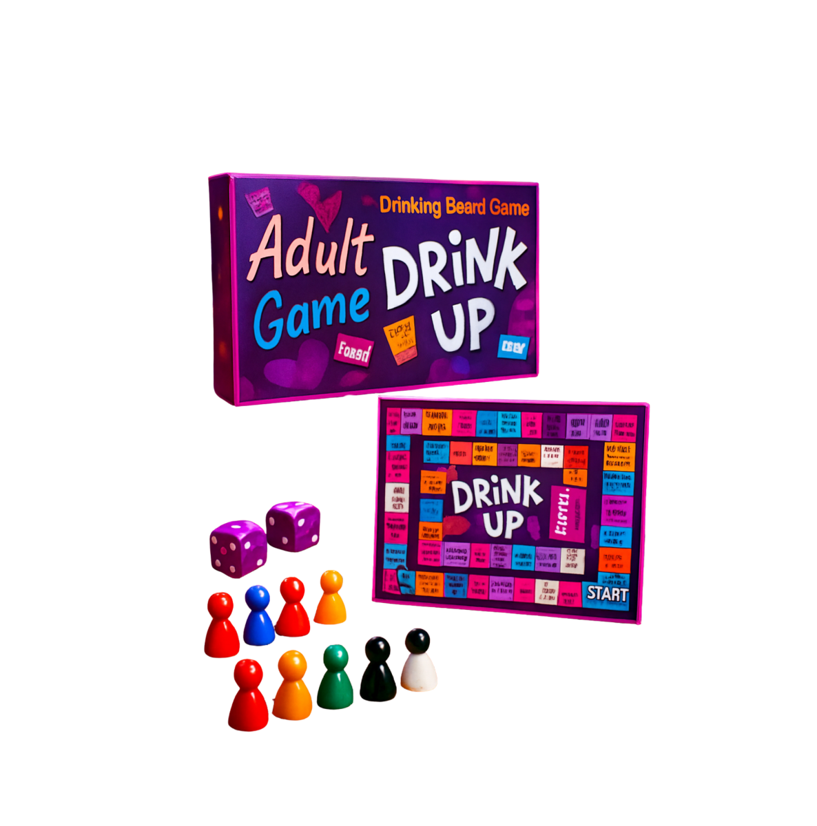 Adult Party Board Game – Drink Up - BAO