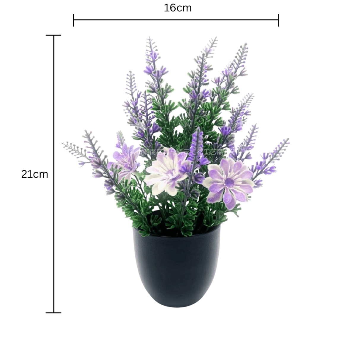 Artificial Lavender Flower Plant in Pot – Elegant Color, Zero Care - BAO