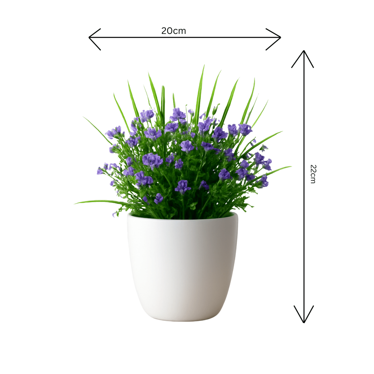 Artificial Mini Plant in Pot – Fresh Look, Zero Maintenance - BAO