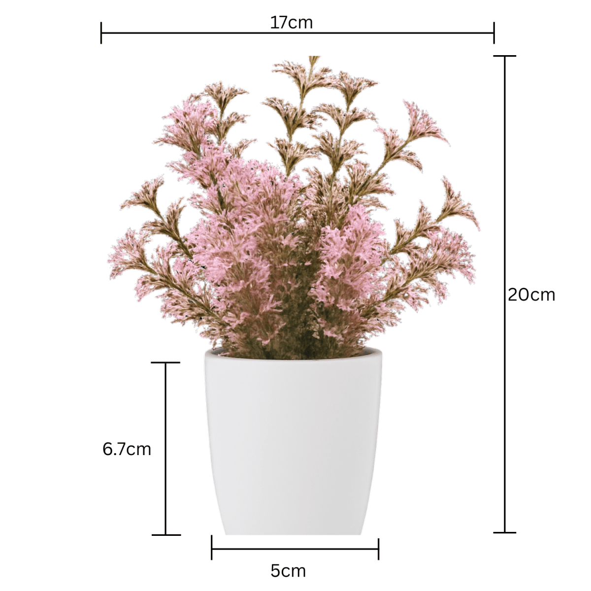 Artificial Mini Plant in Pot – Fresh Look, Zero Maintenance - BAO