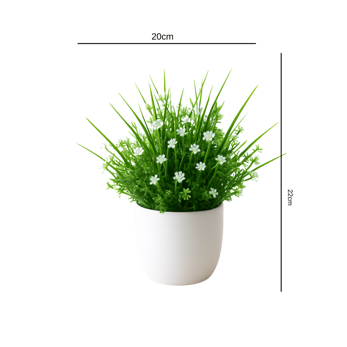 Artificial Mini Plant in Pot – Fresh Look, Zero Maintenance - BAO