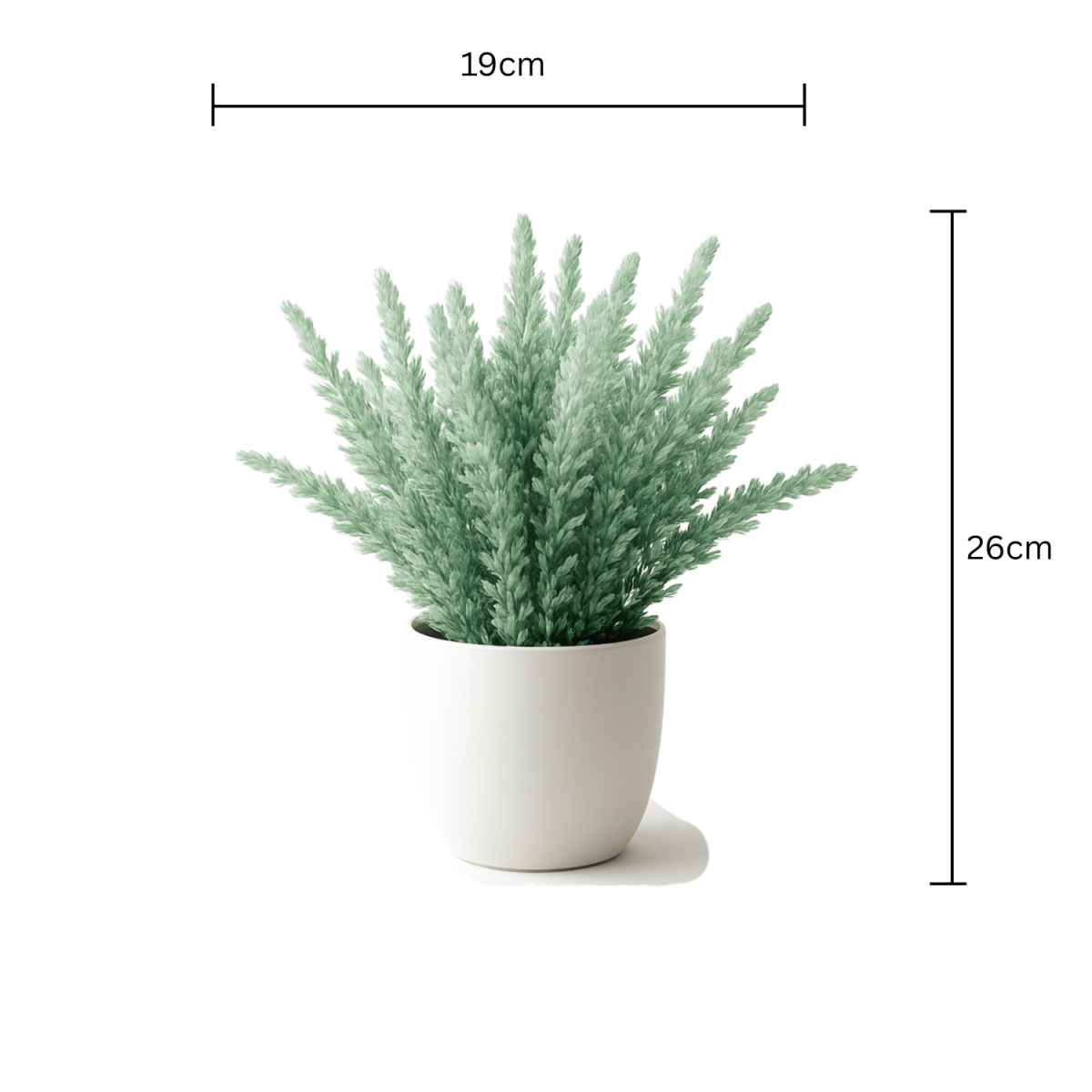 Artificial Mini Plant in Pot – Fresh Look, Zero Maintenance - BAO