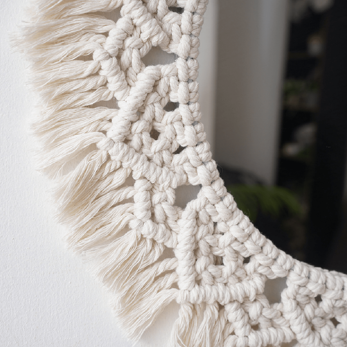 Boho Macramé Hanging Mirror - BAO