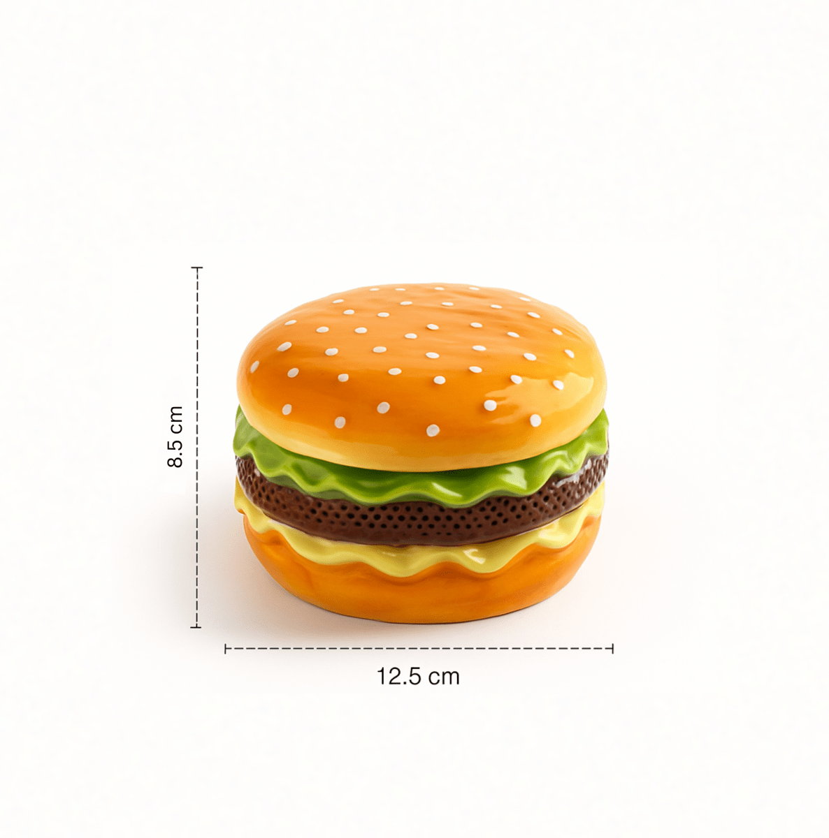 Burger Ceramic Ashtray with Lid - BAO