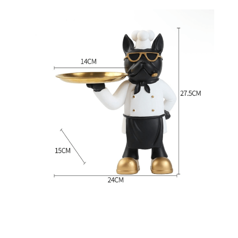 Chef Bulldog Decorative Accessory Holder - BAO