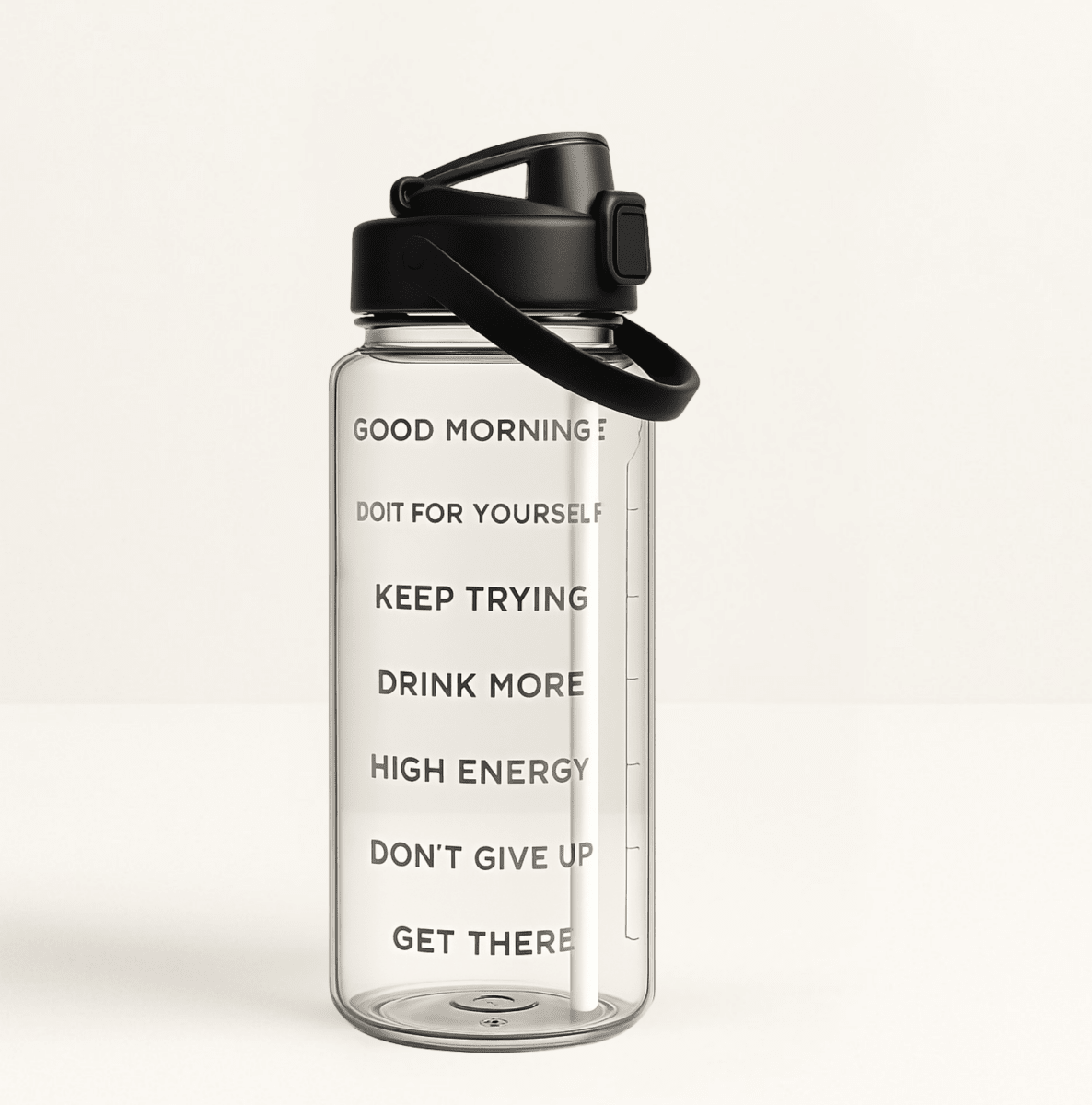 Daily Hydration Reminder Water Bottle - 2 Liters - BAO
