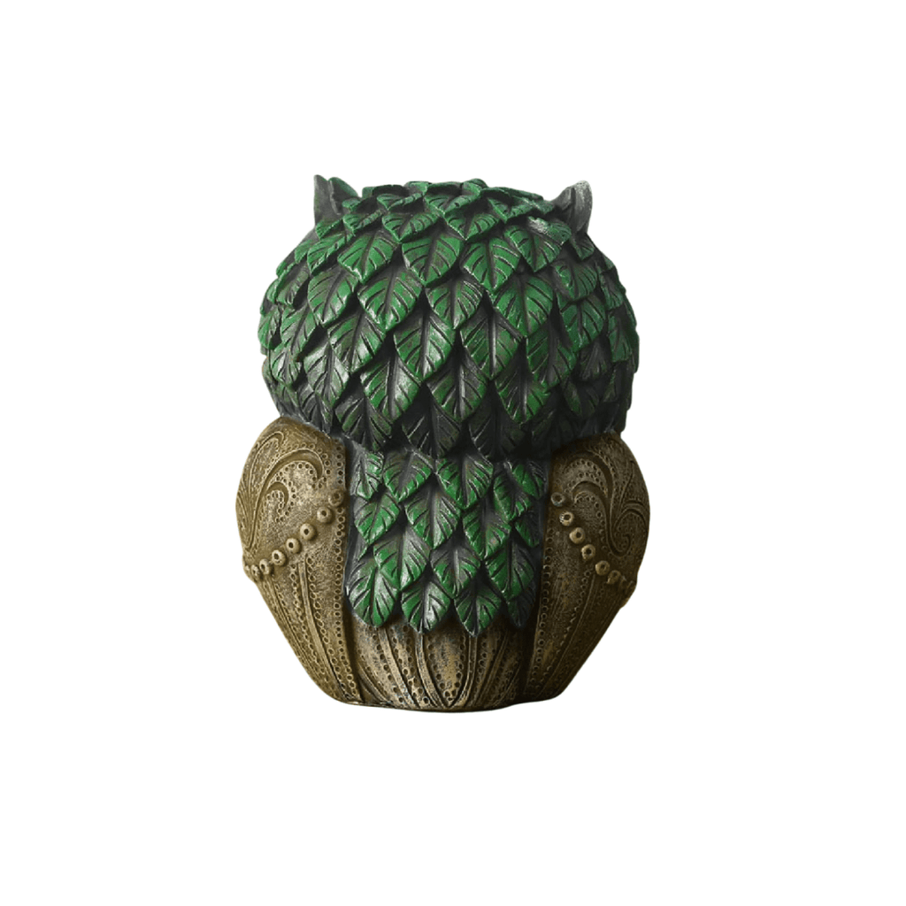 Emerald Owl Decorative Figurine - BAO