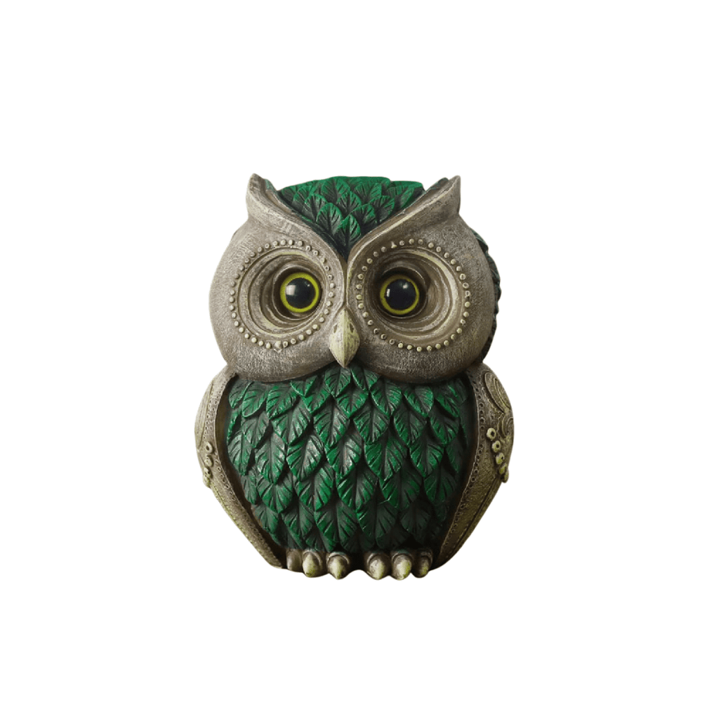 Emerald Owl Decorative Figurine - BAO