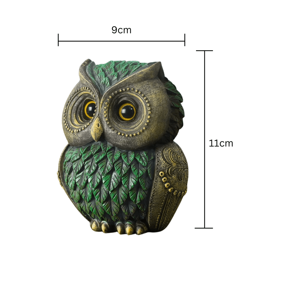 Emerald Owl Decorative Figurine - BAO