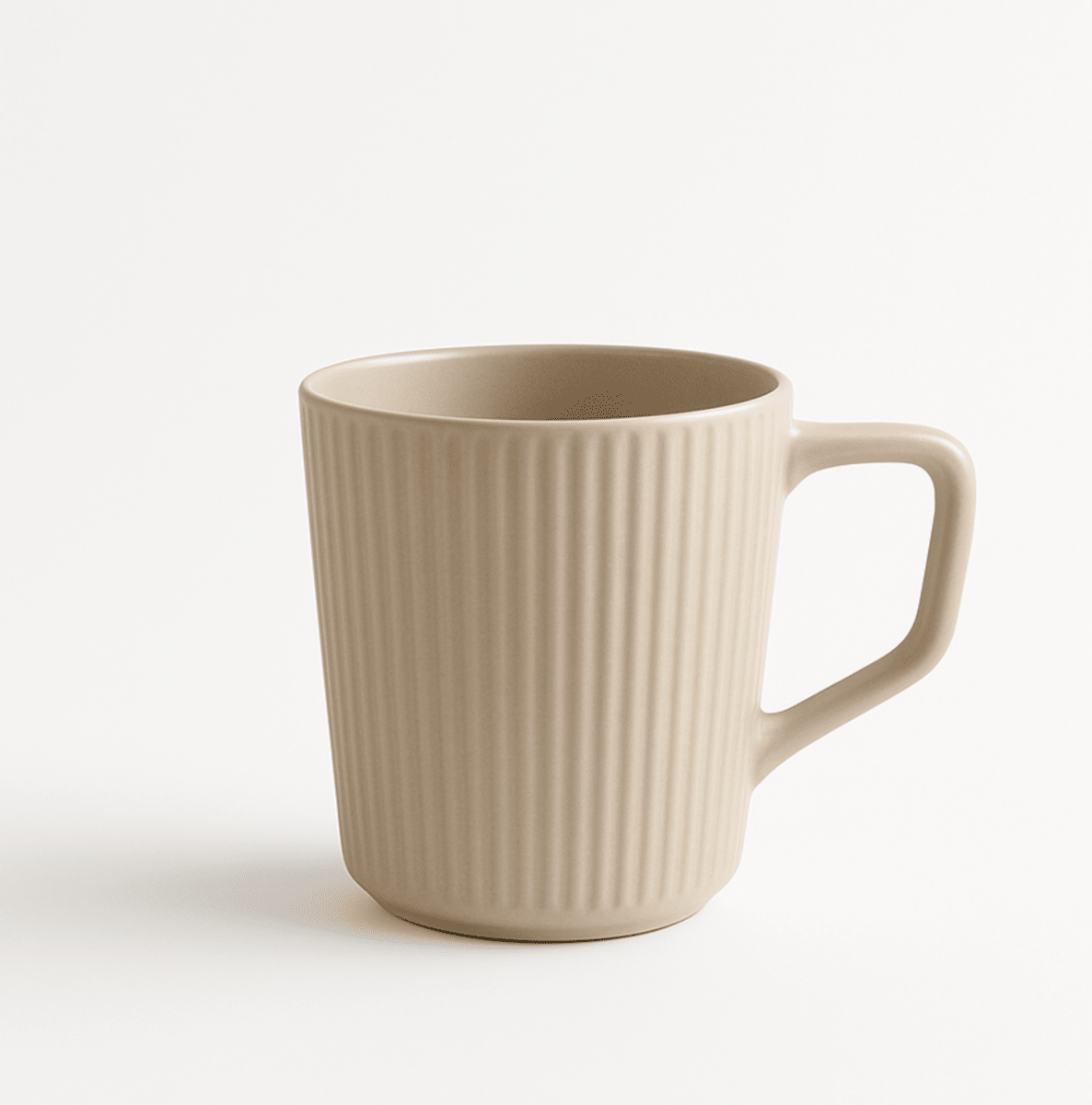Ribbed Ceramic Mug - 500ml - BAO