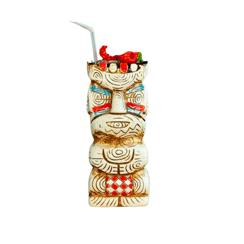 TIKI CERAMIC MUGS - HANDCRAFTED ISLAND DRINKWARE COLLECTION - BAO