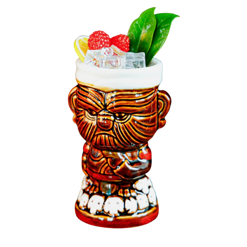 TIKI CERAMIC MUGS - HANDCRAFTED ISLAND DRINKWARE COLLECTION - BAO