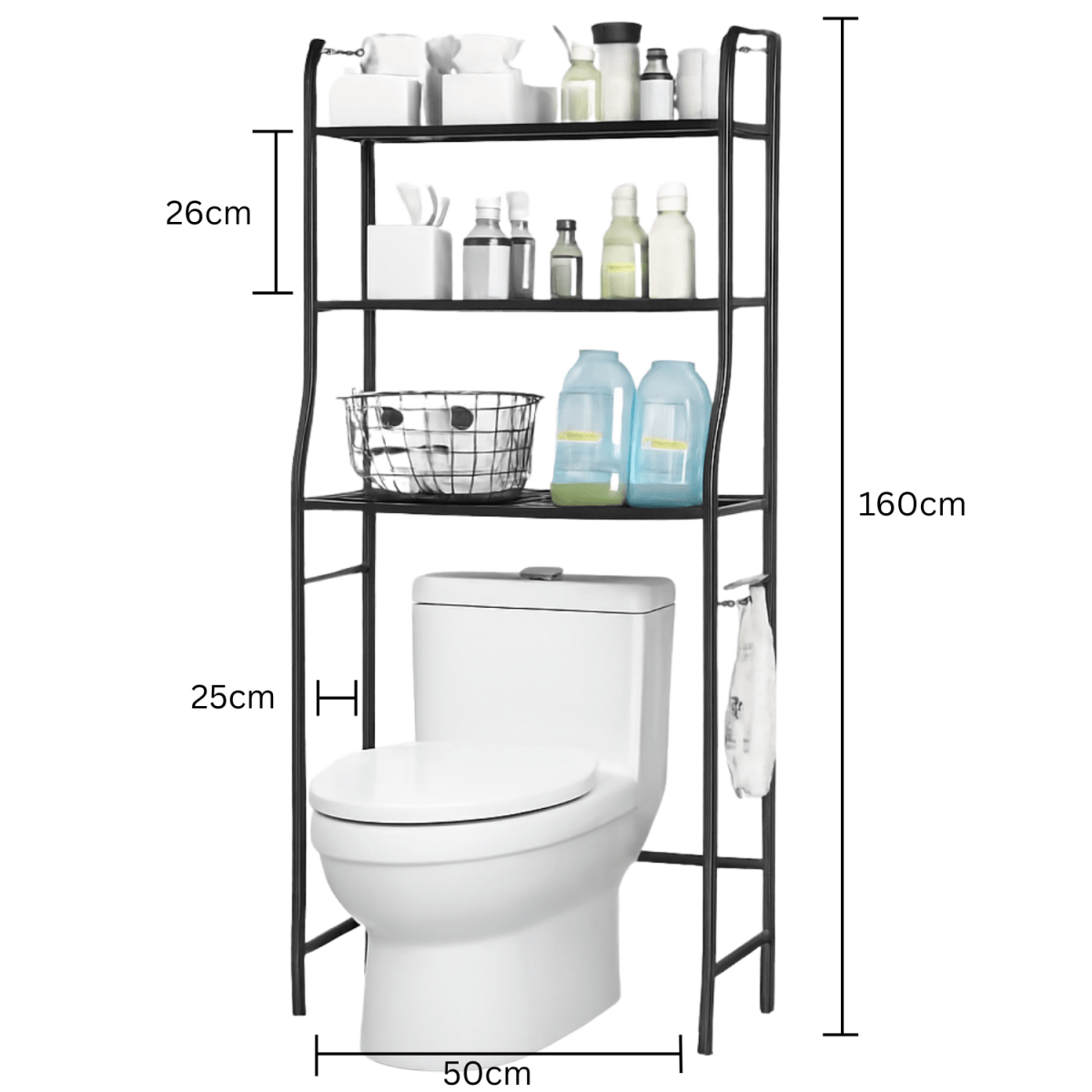 Toilet Bathroom Storage Rack - BAO